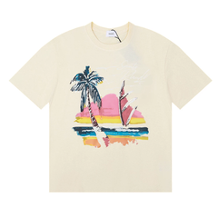 Rhude Santo Beach Palm Sunset Tee
