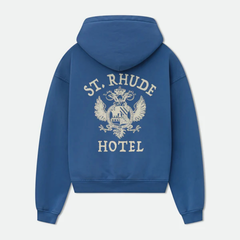 RHUDE St. Rhude Hotel Crest Pullover Hoodie