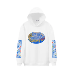 RHUDE Hotel De Rhude White Graphic Hoodie
