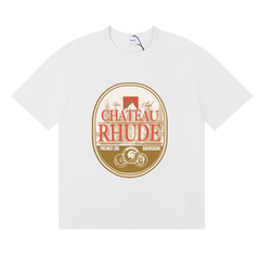 Rhude Chateau Wine Label Graphic Tee