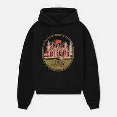 RHUDE Chateau Wine Label Black Pullover Hoodie