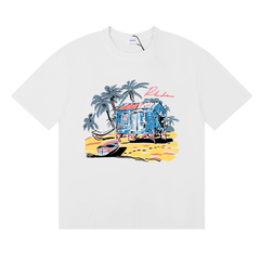Rhude Beach Hut Palm Graphic Tee