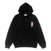 RHUDE Crown R Logo Small Print Pullover Hoodie