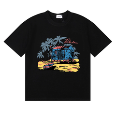 Rhude Beach Hut Palm Graphic Tee