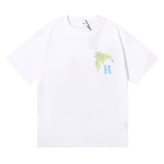 Rhude Back Print Race Car Palm Tee
