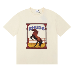 RHUDE Vintage Stallion Horse Graphic Tee
