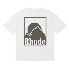 Rhude Mountain Sunset Back Print Tee