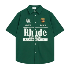 Rhude Automobili Lamborghini Short Sleeve Shirt
