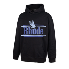 RHUDE Eagle Stripe Logo Pullover Hoodie