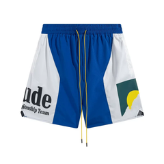 Rhude Hot Blue Championship Team Shorts