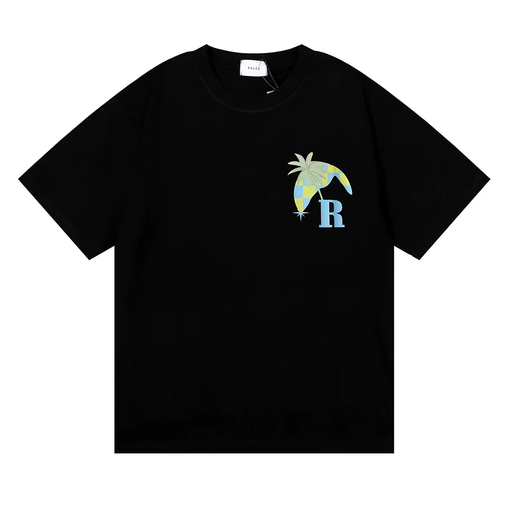 Rhude Back Print Race Car Palm Tee