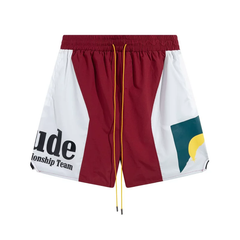 Rhude Hot Red Championship Team Shorts