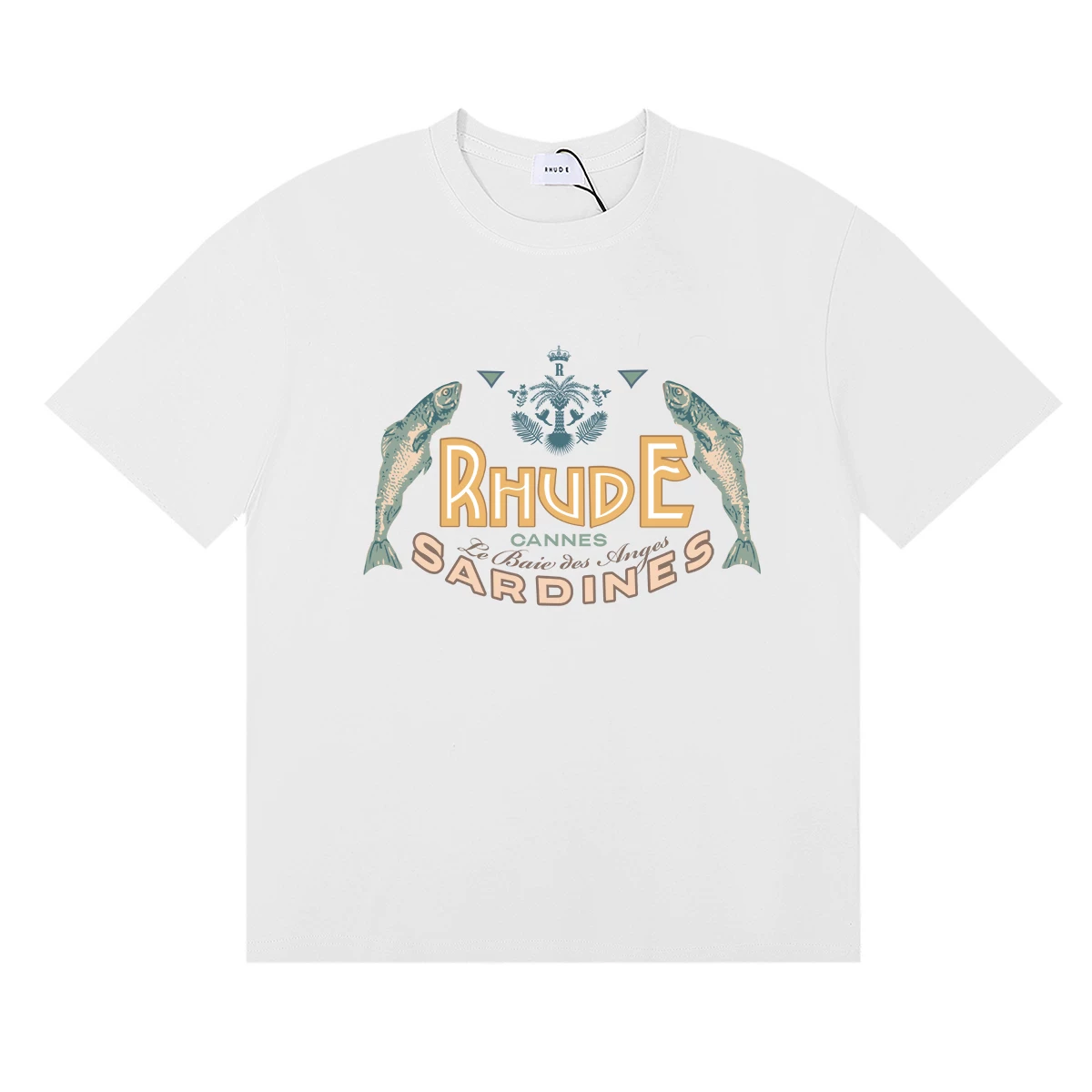 Rhude Cannes Sardines Vintage Tee