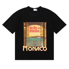 Rhude Hotel Di Monaco Window Graphic Tee