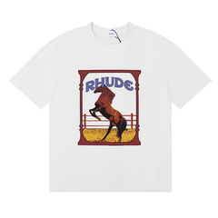 RHUDE Vintage Stallion Horse Graphic Tee