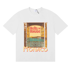 Rhude Hotel Di Monaco Window Graphic Tee