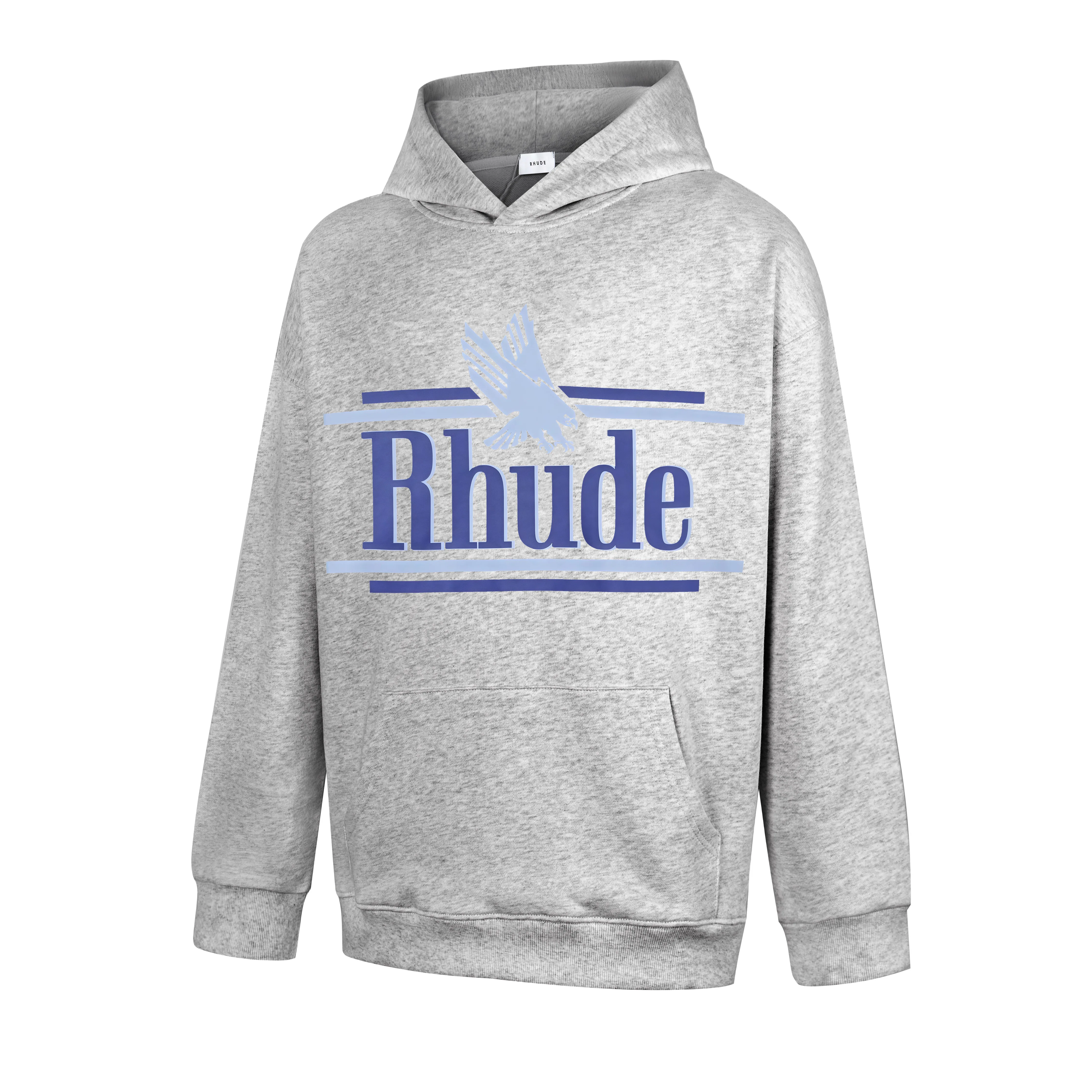 RHUDE Eagle Logo Graphic Pullover Hoodie