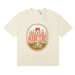Rhude Chateau Wine Label Graphic Tee