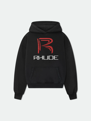 RHUDE Big R Logo Pullover Hoodie