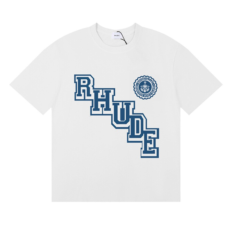 Rhude Varsity Diagonal Logo Tee