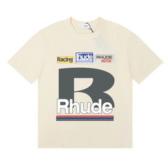 Rhude Racing Motor Big R Logo Tee