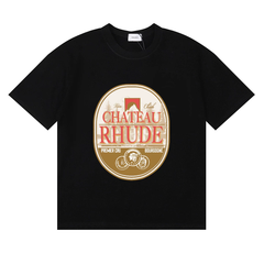 Rhude Chateau Wine Label Graphic Tee