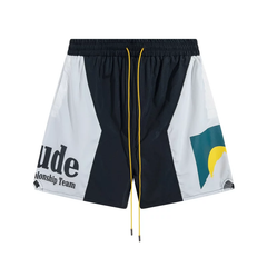 Rhude Hot Black Championship Team Shorts