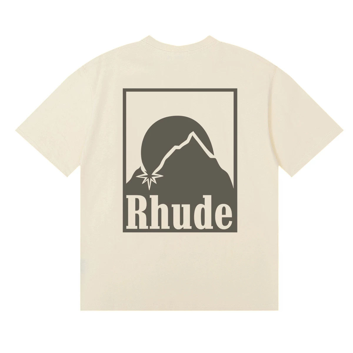 Rhude Mountain Sunset Back Print Tee