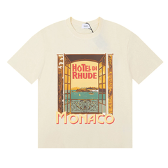 Rhude Hotel Di Monaco Window Graphic Tee