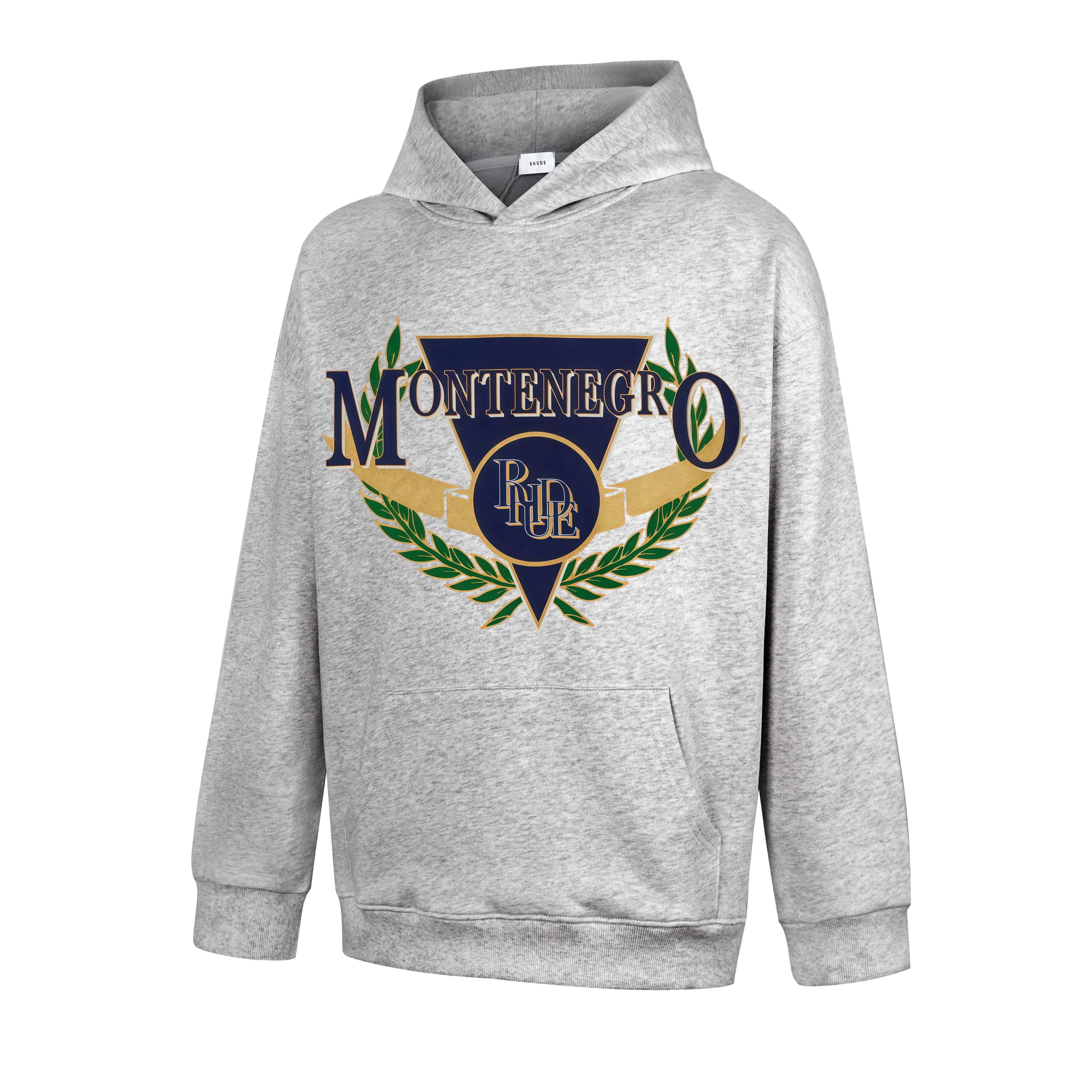 RHUDE Montenegro Laurel Crest Pullover Hoodie