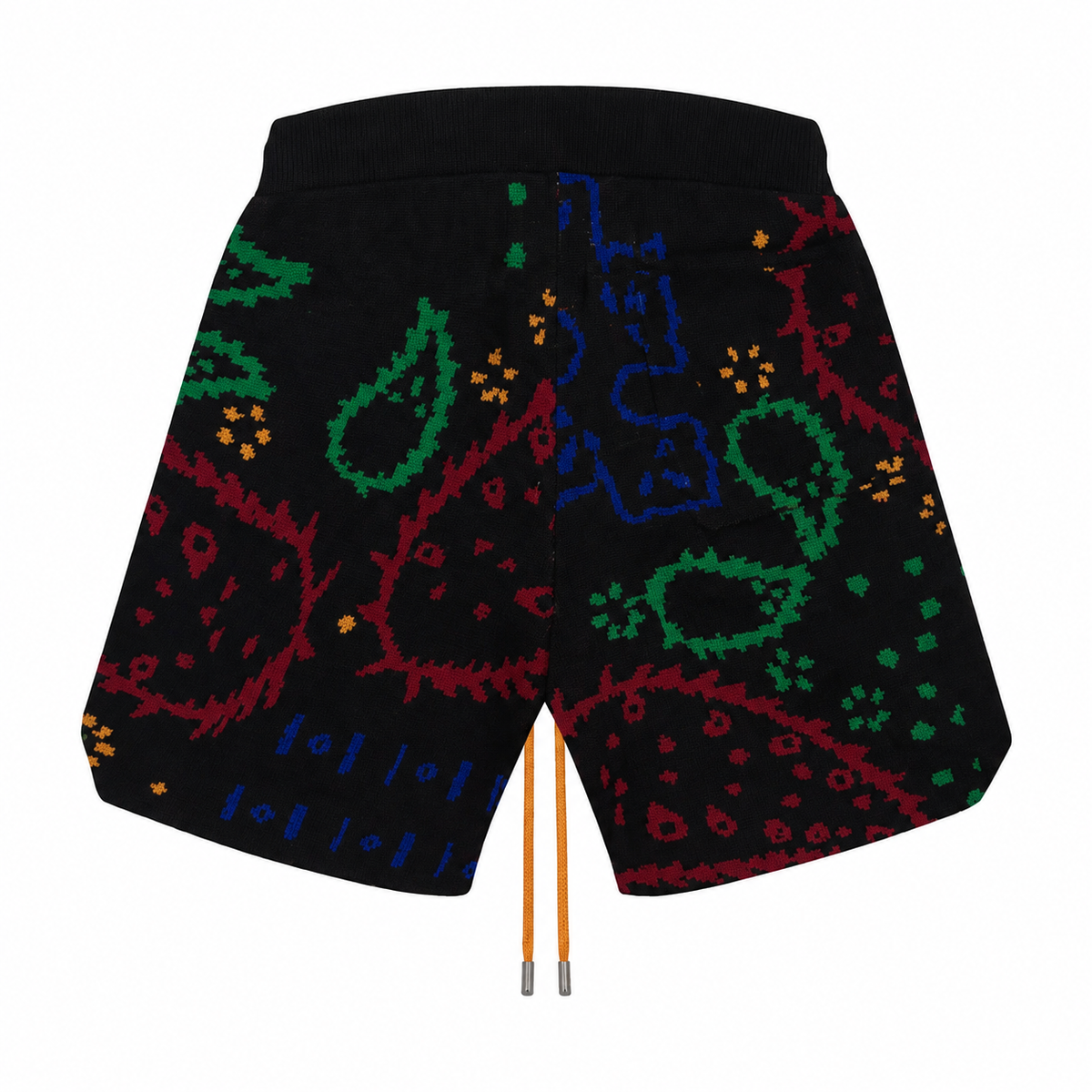Rhude Hot Multicolor Paisley Knit Shorts