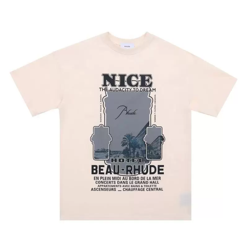 Rhude Nice Hotel Beau‑Rhude Tee