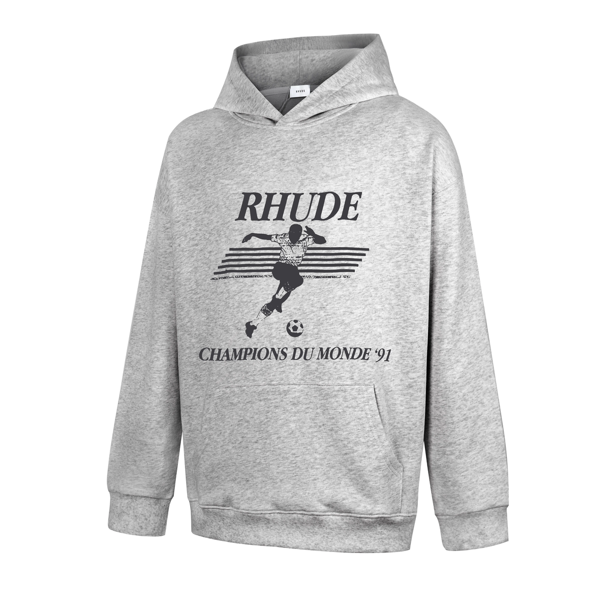 RHUDE Champions Du Monde '91 Soccer Graphic Pullover Hoodie