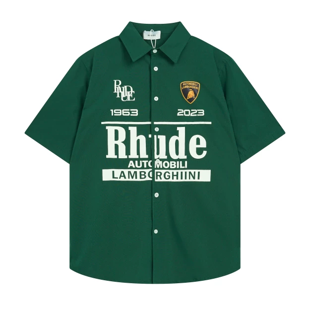 Rhude Automobili Lamborghini Short Sleeve Shirt