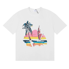 Rhude Santo Beach Palm Sunset Tee