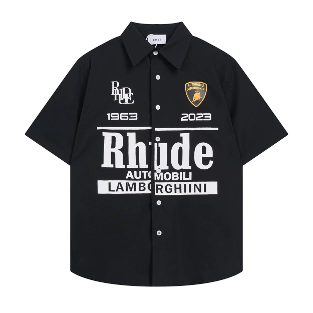 Rhude Automobili Lamborghini Short Sleeve Shirt