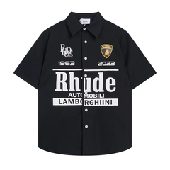 Rhude Automobili Lamborghini Short Sleeve Shirt