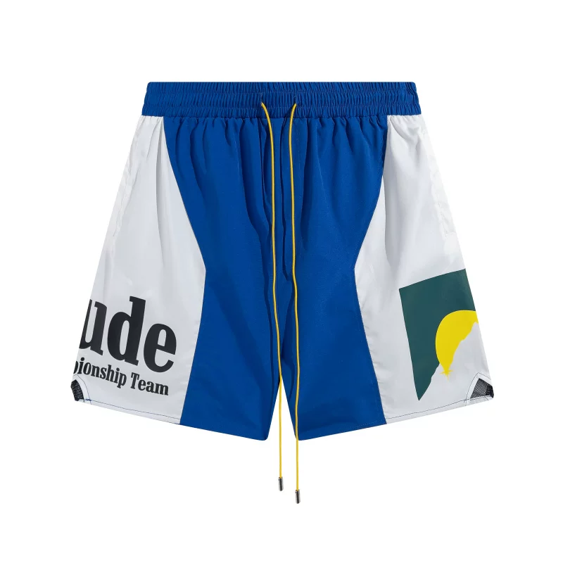 Rhude Hot Blue Championship Team Shorts