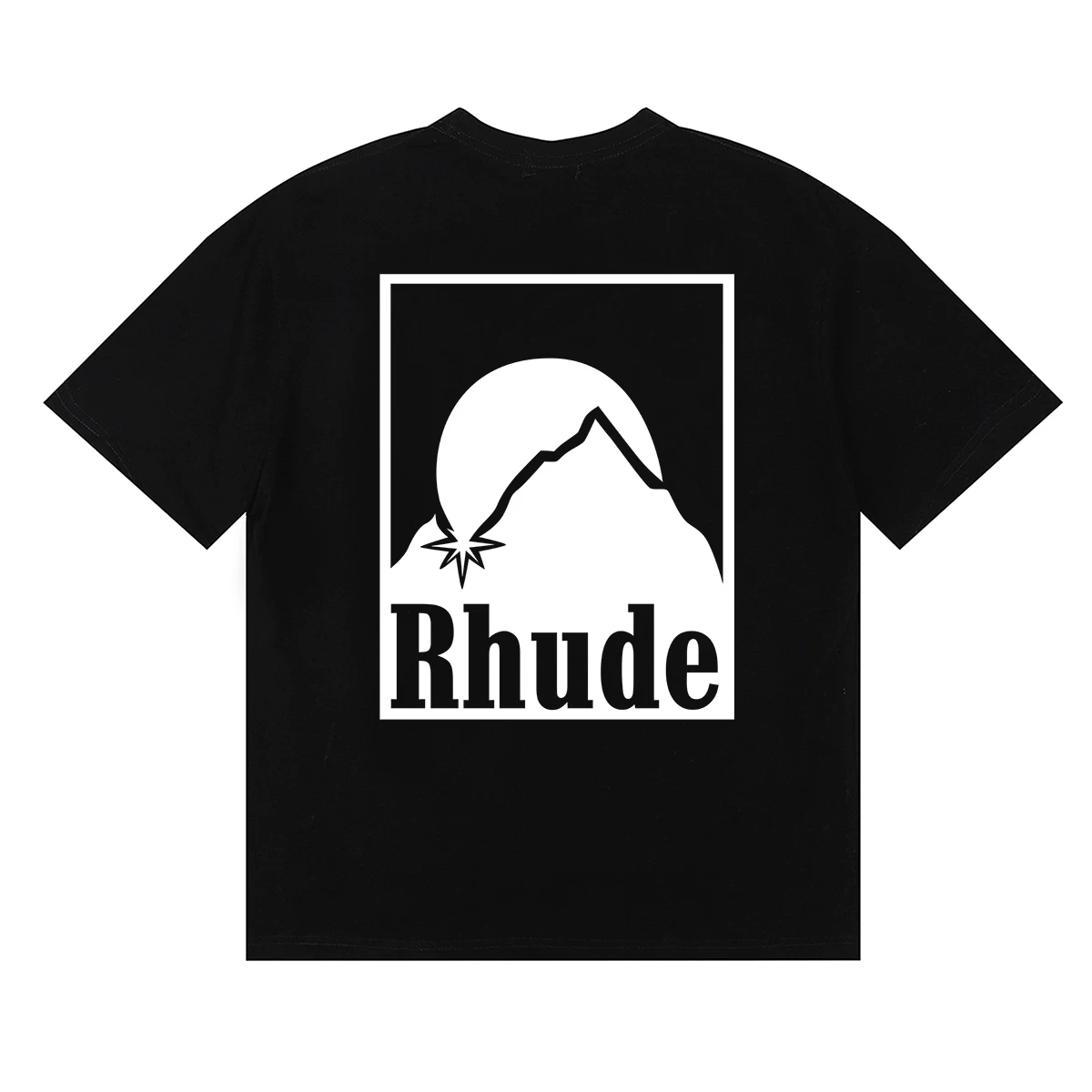 Rhude Mountain Sunset Back Print Tee