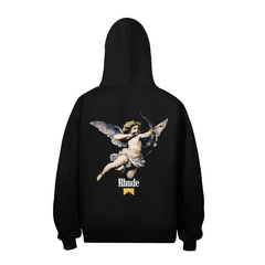 RHUDE Cupid Angel Back Print Black Hoodie