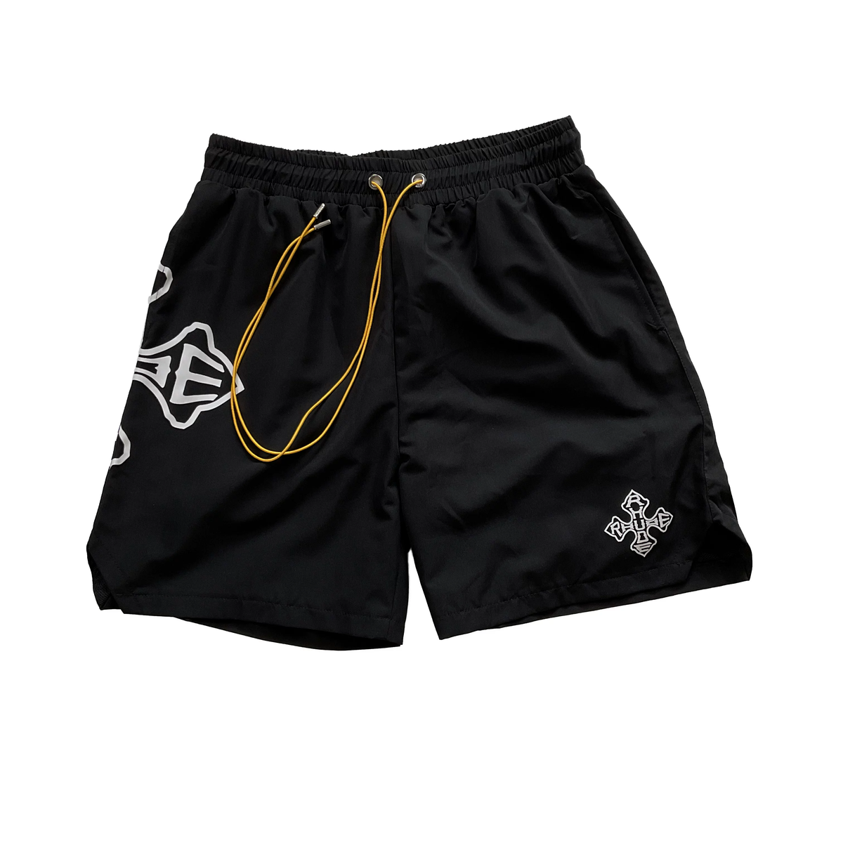 Rhude Hot Big Logo Color Block Basketball Shorts